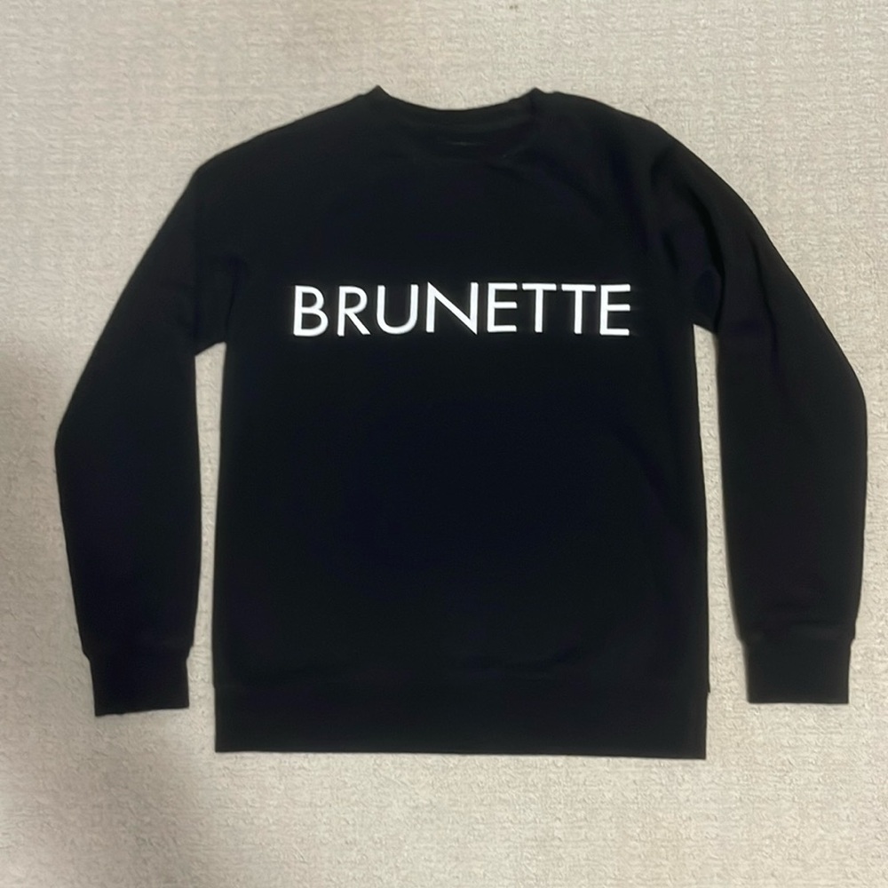 Brunette the Label Classic Sweatshirt in Black Size XS / Small - Picture 2 of 10
